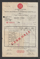 Egypt - 1954 - Vintage Invoice - ( Coca Cola - Delivery Invoice ) - Altri