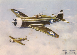 REPUBLIC P.47 "Thunderbolt" Monoplace De Chasse - Etats-Unis - Dimensions 15 X 10,5 Cm Couleur - Aviation