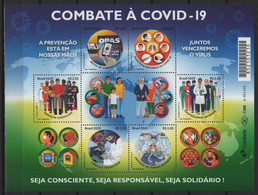 Brazil (2020) - Block - /  COVID 19 - Health - Medicin - Police - Doctor - Krankheiten