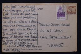 INDE - Carte Postale D'une Parisienne Pour La France - L 99283 - Lettres & Documents