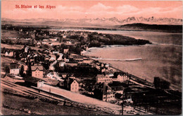 SUISSE --  SAINT BLAISE Et Les Alpes - Saint-Blaise