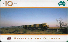 Australia - Paytel (Magnetic) - Spirit Of The Outback, Queensland, Australia #2, 10.1996, 10$, 5.000ex, Mint No Blister - Australie