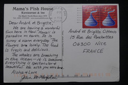 ETATS UNIS - Affranchissement De Honolulu Sur Carte Postale En 2007 Pour La France - L 99288 - Lettres & Documents