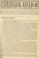 1945. EL ECO FILATELICO. Números 1-17, Encuadernados En Un Libro. Pamplona, 1945. - Other & Unclassified