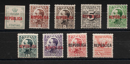 *1/9. 1931. Serie Completa. MAGNIFICA. Cert. CEM. Edifil 2017: 250 Euros - Other & Unclassified