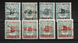 **/*83/86, 87/90. 1937. Dos Series Completas, Con Las Sobrecargas En Color Negro Y Rojo. MAGNIFICAS. Cert. GRAUS. Edifil - Other & Unclassified