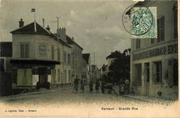 Verneuil * Grande Rue * Boulangerie épicerie HOULBRACQ * Maison LECREUX , Ancienne Maison FRAGOT - Verneuil-sur-Avre