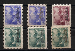 *60/65hi. 1939. Serie Completa, Seis Valores. SOBRECARGA INVERTIDA. MAGNIFICA. Edifil 2011: 174 Euros - Other & Unclassified