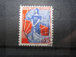 VEND BEAU TIMBRE DE FRANCE N° 1234 , OBLITERATION " LILLE " !!! - 1959-1960 Marianne à La Nef