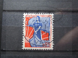 VEND BEAU TIMBRE DE FRANCE N° 1234 , OBLITERATION " TOULON " !!! - 1959-1960 Marianne In Een Sloep