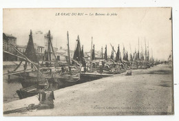 30 Gard Le Grau Du Roi Les Bateaux De Peche Ed Gardette Grand Bazar Gde Rue - Le Grau-du-Roi