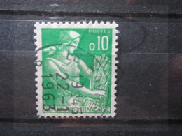 VEND BEAU TIMBRE DE FRANCE N° 1231 , OBLITERATION " LE HAVRE " !!! (a) - 1957-1959 Mietitrice