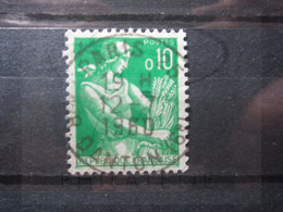 VEND BEAU TIMBRE DE FRANCE N° 1231 , OBLITERATION " PARIS - R. DANTON " !!! - 1957-1959 Mäherin