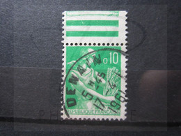 VEND BEAU TIMBRE DE FRANCE N° 1231 + BDF , OBLITERATION " DENAIN " !!! - 1957-1959 Mietitrice