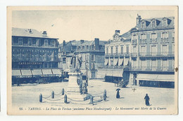 65 Tarbes Café Du Centre Place De Verdun Et Monument Aux Morts De La Guerre - Tarbes