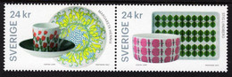 Sweden - 2021 - Traditional Porcelain - Gustavsberg Manufacture - Mint Stamp Set - Neufs