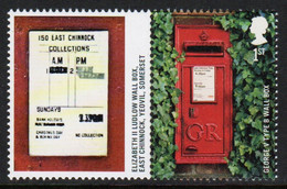 Great Britain 2009 Single 1st Smiler Sheet Commemorative Stamp With Labels From The Post Boxes Set In Unmounted Mint. - Timbres Personnalisés