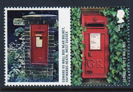 Great Britain 2009 Single 1st Smiler Sheet Commemorative Stamp With Labels From The Post Boxes Set In Unmounted Mint. - Personalisierte Briefmarken