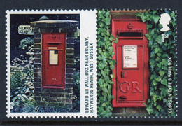 Great Britain 2009 Single 1st Smiler Sheet Commemorative Stamp With Labels From The Post Boxes Set In Unmounted Mint. - Smilers Sheets