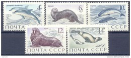 1971. USSR/Russia, Marine Fauna, 5v, Mint/** - Nuevos