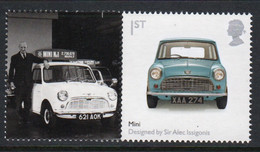 Great Britain 2009 Single 1st Smiler Sheet Commemorative Stamp With Labels From The Design Set In Unmounted Mint. - Personalisierte Briefmarken