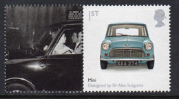 Great Britain 2009 Single 1st Smiler Sheet Commemorative Stamp With Labels From The Design Set In Unmounted Mint. - Timbres Personnalisés