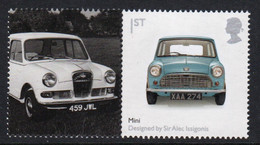 Great Britain 2009 Single 1st Smiler Sheet Commemorative Stamp With Labels From The Design Set In Unmounted Mint. - Persoonlijke Postzegels