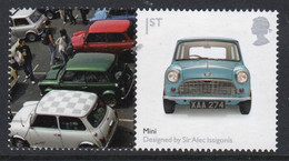 Great Britain 2009 Single 1st Smiler Sheet Commemorative Stamp With Labels From The Design Set In Unmounted Mint. - Smilers Sheets