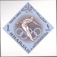 Sharjah 1964, Postfris MNH, Olympic Games - Sharjah