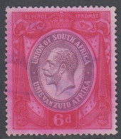 1913-1924. UNION OF SOUTH AFRICA. Georg V. REVENUE INKOMST. 6 D. () - JF420373 - Dienstzegels