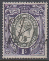 1913-1924. UNION OF SOUTH AFRICA. Georg V. REVENUE INKOMST. 1 S. Smaller Size.  () - JF420378 - Dienstzegels