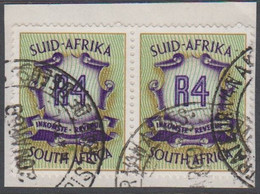 1969. SOUTH AFRICA. REVENUE INKOMST. R 4 + R 4 On Small Piece.  () - JF420384 - Service