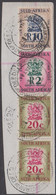 1963. SOUTH AFRICA. REVENUE INKOMST. R 2 + R 10 +2 Ex 20 C. On Small Piece.  () - JF420385 - Servizio