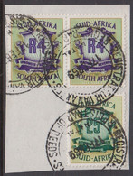 1969. SOUTH AFRICA. REVENUE INKOMST. 2 Ex R 4 + 25 C. On Small Piece.  () - JF420390 - Servizio
