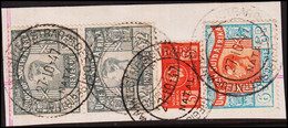 1947. UNION OF SOUTH AFRICA. Georg VI. REVENUE INKOMST. Pair £ 2 And 6 D And 3 S. On ... () - JF420437 - Servizio