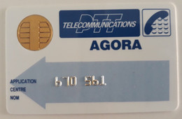 SMART CARD RARISSIME CARTE A PUCE BULL AGORA EMBOSSÉE Nº 670 561 - Interne Telefoonkaarten