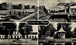 Groeten Uit MEPPEL Troelstraplein Knoppersbrug Koepel Wilhelminapark Station   DRENTHE HOLLAND HOLANDA NETHERLANDS - Meppel