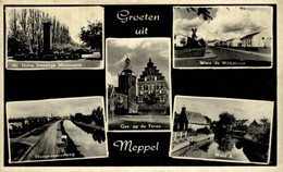 Groeten Uit MEPPEL Witte De Withstraat Gez Op De Toren Hoogeveenseweg  DRENTHE HOLLAND HOLANDA NETHERLANDS - Meppel