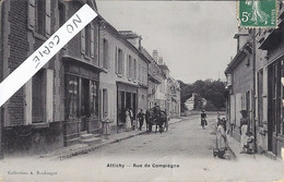 Oise, Attichy, Rue De Compiegne, Animée - Attichy