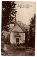 SAINT LAURENT DU PONT --1922-- Chapelle Du Vieux Chateau Restauré Par Les PP Chartreux (animée)  ....... à Saisir - Saint-Laurent-du-Pont