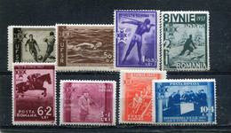 Roumanie 1937 Yt 515-522 ** - Ungebraucht