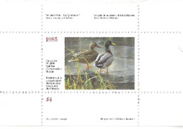 1985 WILDLIFE HABITAT CONSERVATION STAMP MNH WITH BOOKLET - Otros & Sin Clasificación