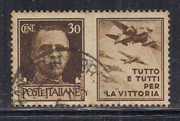 REGNO D'ITALIA 1942  PROPAGANDA DI GUERRA  SASS. 7 USATO VF - Rohrpost