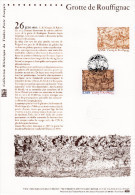 ✅ " GROTTE DE ROUFFIGNAC " Sur Document Philatélique Officiel De 2006  N° YT 3905. Parf état DPO - Prehistory