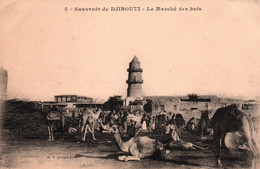 Souvenir De Djibouti - Marché Des Bois - Edition Vorperian - Carte N° 5 Non Circulée - Dschibuti