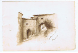 Delcampe - FIUMALBO ( MODENA ) DISEGNO - 20 AGOSTO 1923 - Dessins
