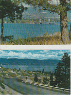 LAC  DE  KELOWNA   ( Colombie  Britanique  ) 2  C P S M  -  ( 21 / 6 / 84  ) - Kelowna