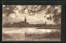 AK Röbel I. Meckl., Stadtansicht Mit Kirche - Röbel