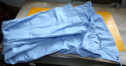 SERVICE DE SANTE : PANTALON BLEU DE PYJAMA POUR HOPITAL MILITAIRE , FERMETURE PAR UN CORDON , TAILLE MAXI 100 CM  , TAMP - Equipement