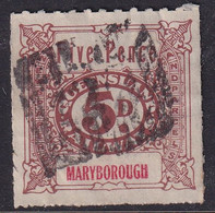 Queensland Railway Parcel Stamp 5d MARYBOROUGH - Sonstige & Ohne Zuordnung